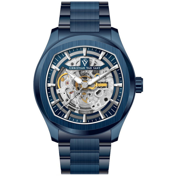 Christian Van Sant Men's Romeo Blue Dial Watch - CV9511