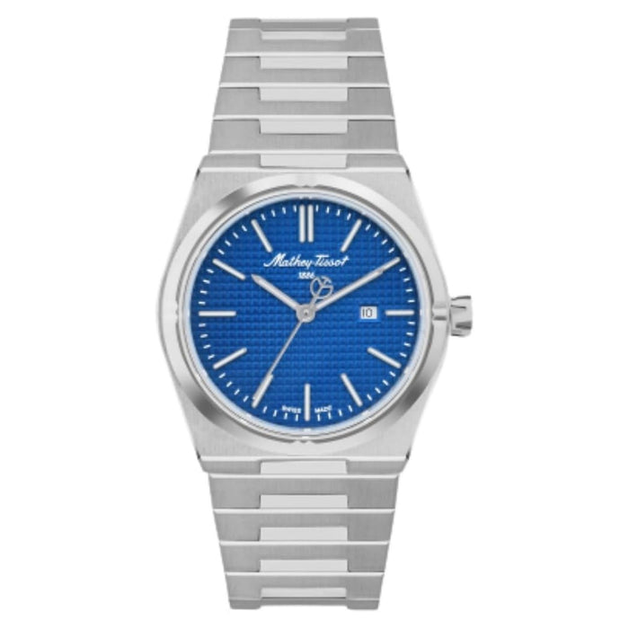 Mathey Tissot Women's Zoltan Blue Dial Watch - D117ABU
