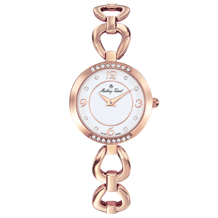 Mathey Tissot Women's Fleury 1496 White Dial Watch - D1496PI