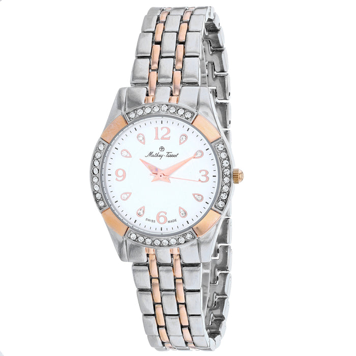 Mathey Tissot Women's FLEURY 2568 White Dial Watch - D2568BI