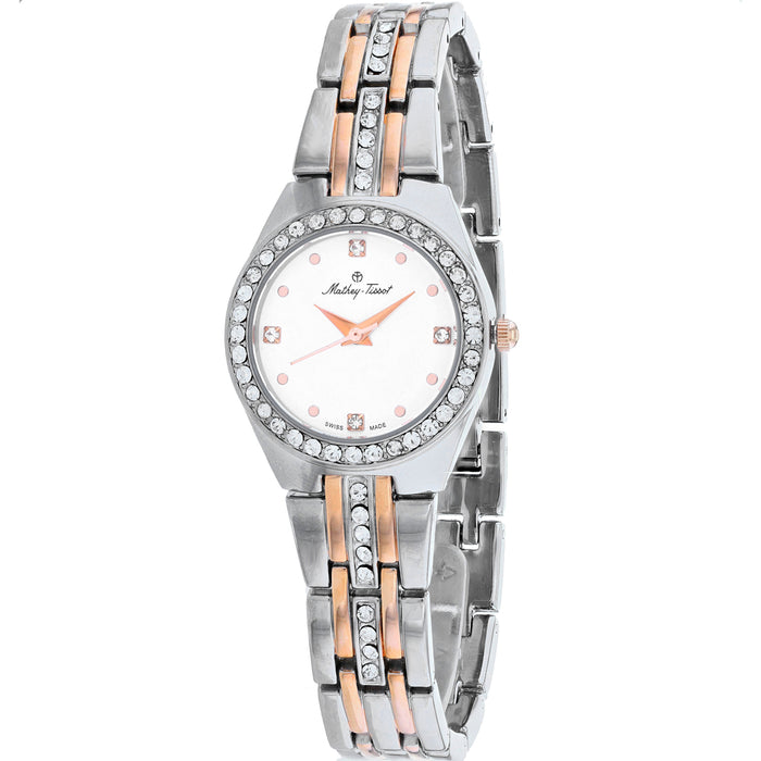 Mathey Tissot Women's FLEURY 2581 White Dial Watch - D2580BI