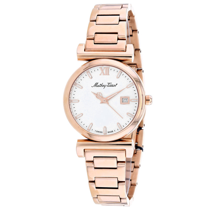 Mathey Tissot Women's White Dial Watch - D410PI
