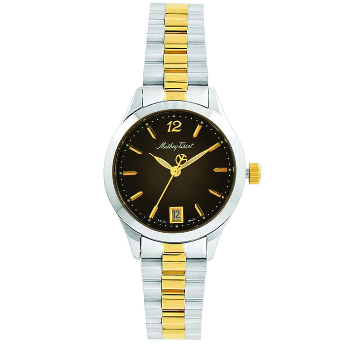 Mathey Tissot Women's Urban Black Dial Watch - D411MBN