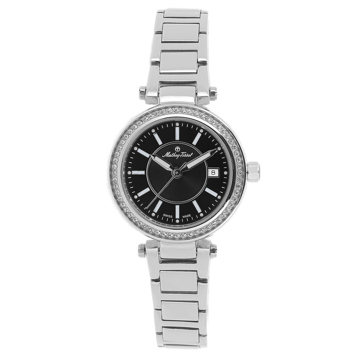 Mathey Tissot Women's Classic Black Dial Watch - D610AN