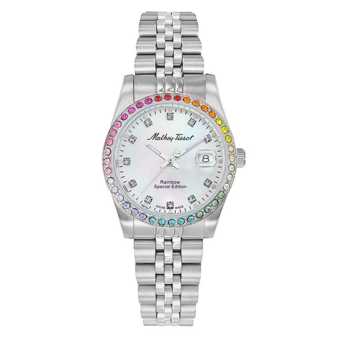 Mathey Tissot Women's Classic White Dial Watch - D809AQI