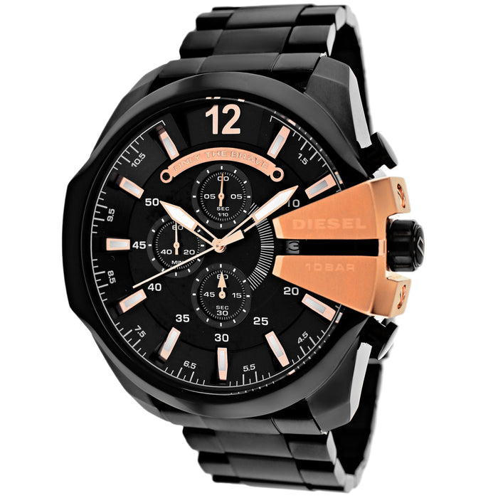 Diesel Men's Mega Chief Black Dial Watch - DZ4309