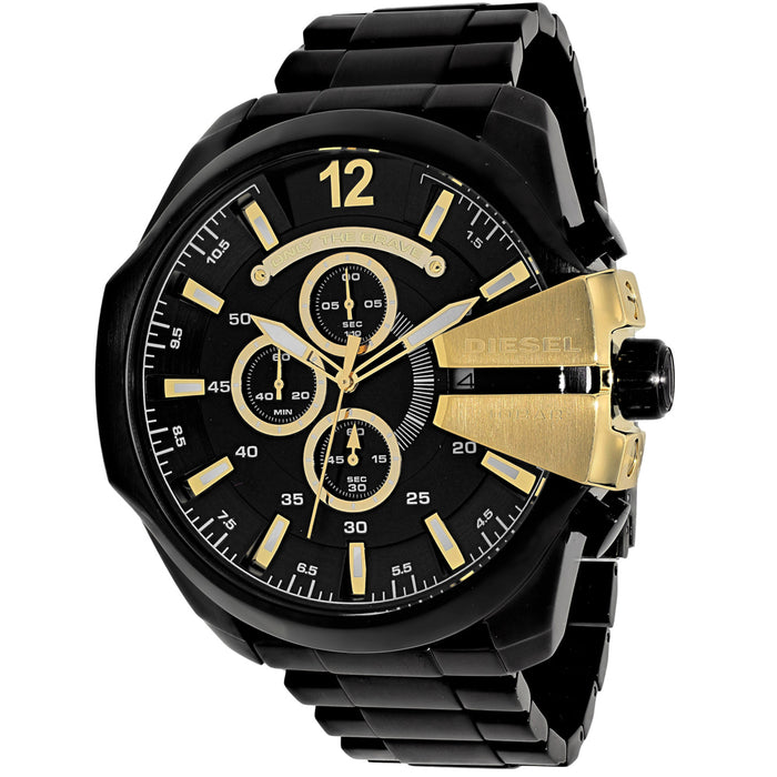 Diesel Men's Mega Chief Black Dial Watch - DZ4338