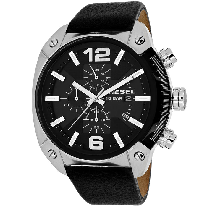 Diesel Men's Overflow Black Dial Watch - DZ4341