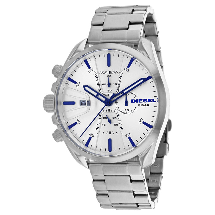 Diesel Men's MS9 Chronograph Silver Dial Watch - DZ4473