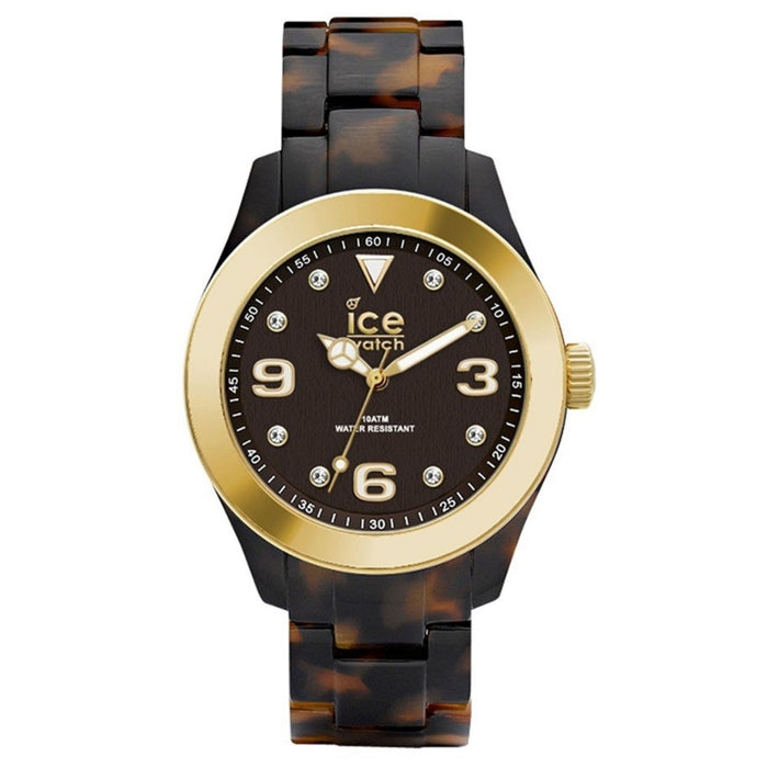Ice Watch Unisex's Elegant Brown Dial Watch - EL.TGD.U.AC.12