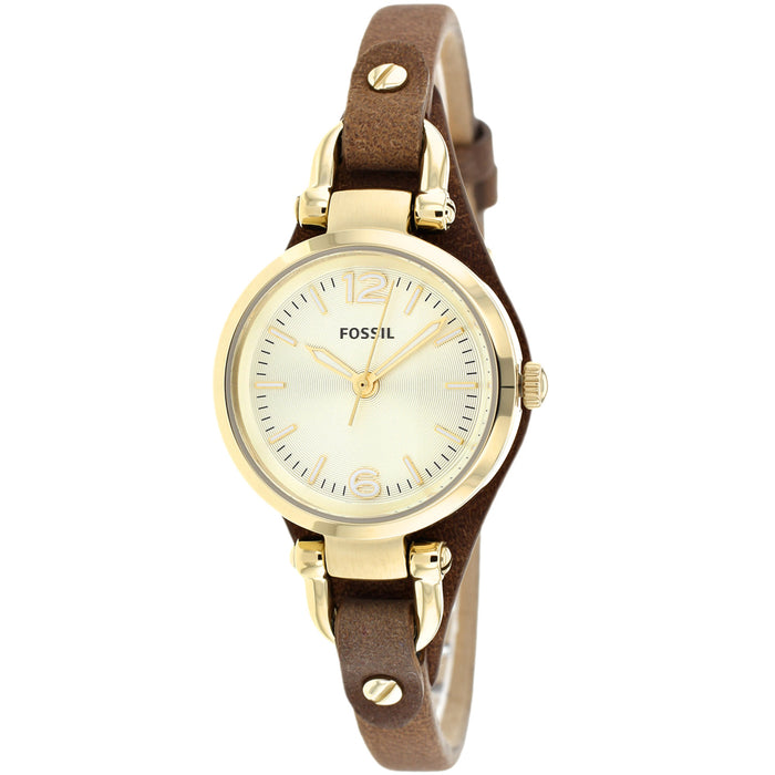 Fossil Women's Georgia Mini Gold Dial Watch - ES3264