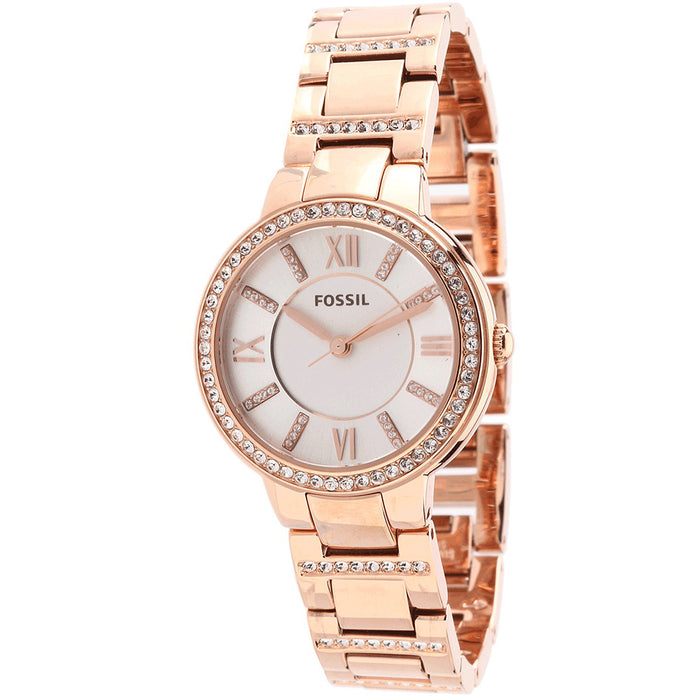 Fossil Women's Virginia Silver Dial Watch - ES3284