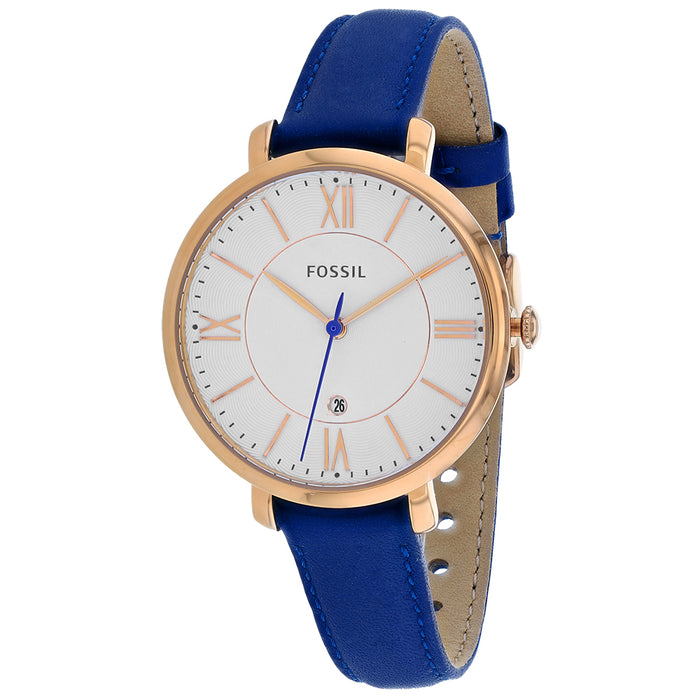 Fossil Women's Jacqueline White Dial Watch - ES3795