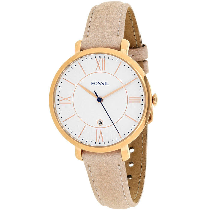 Fossil Women's Jacqueline White Dial Watch - ES3988