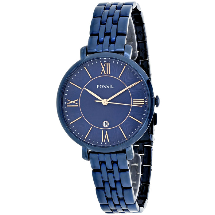 Fossil Women's Jacqueline Blue Dial Watch - ES4094