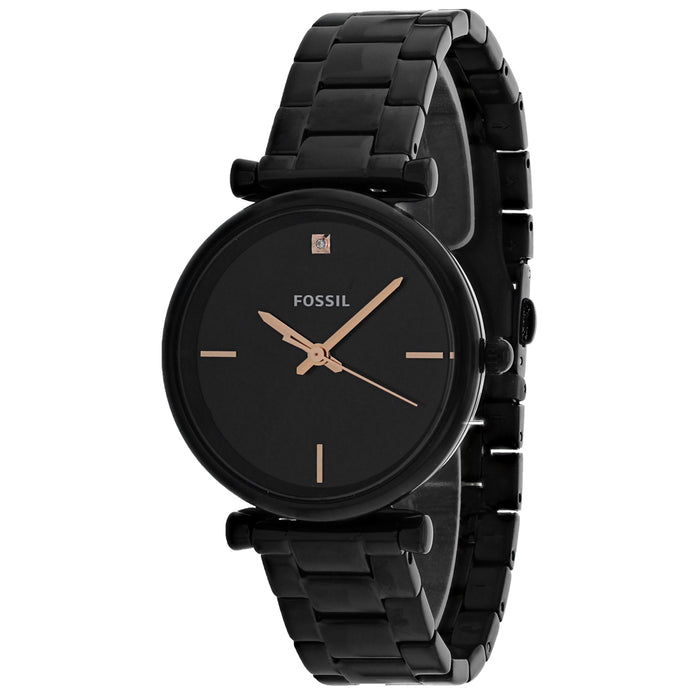 Fossil Women's Carlie Black Dial Watch - ES4442