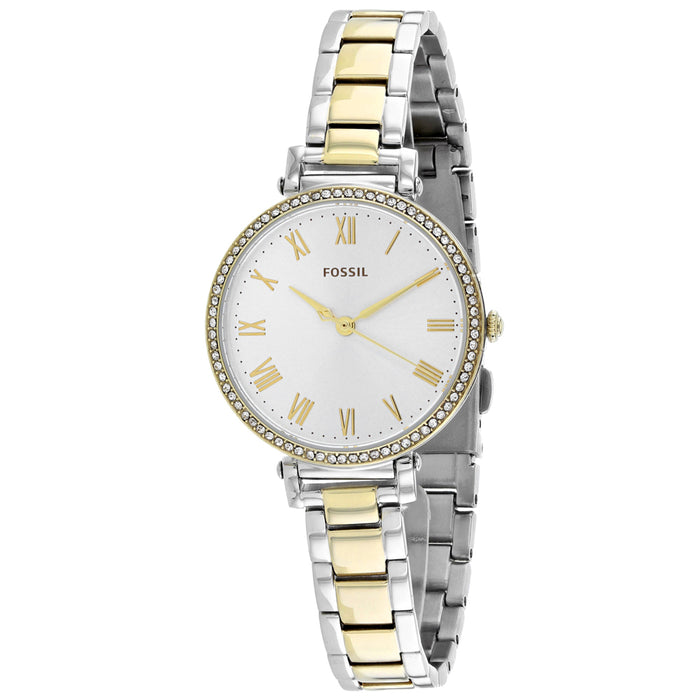 Fossil Women's Kinsey Silver Dial Watch - ES4449