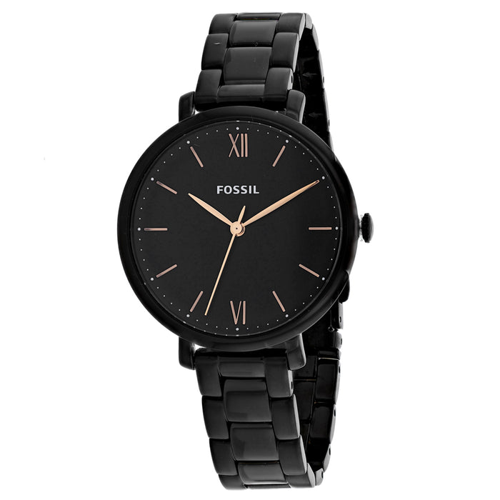 Fossil Women's Jacqueline Black Dial Watch - ES4511