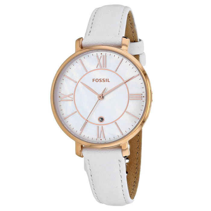 Fossil Women's Jacqueline White Dial Watch - ES4579