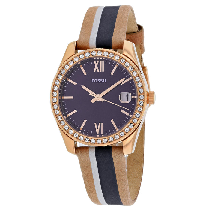 Fossil Women's Scarlette Blue Dial Watch - ES4594