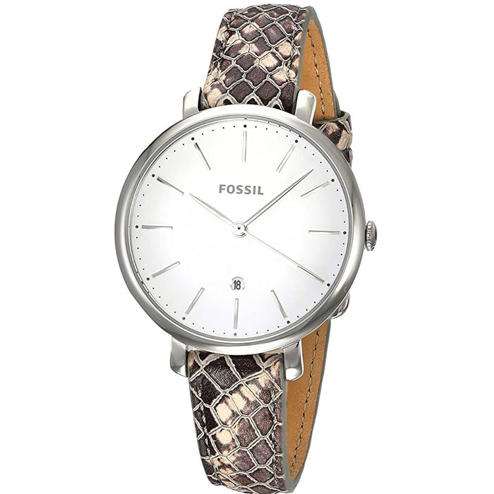 Fossil Women's Jacqueline White Dial Watch - ES4631