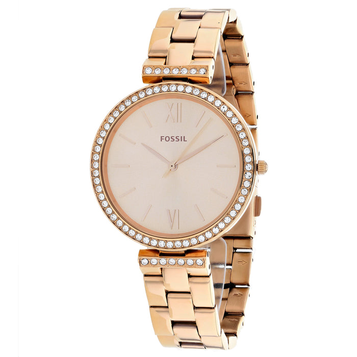 Fossil Women's Madeline Rose Gold Dial Watch - ES4641