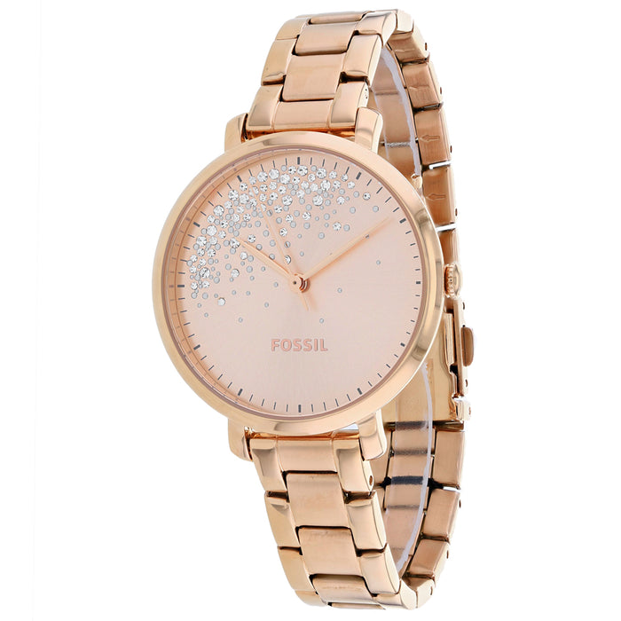 Fossil Women's Jacqueline Rose Gold Watch - ES4775