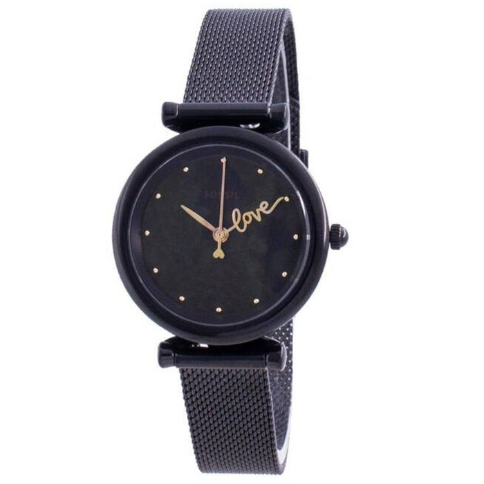 Fossil Women's Carlie Mini Black Dial Watch - ES4829