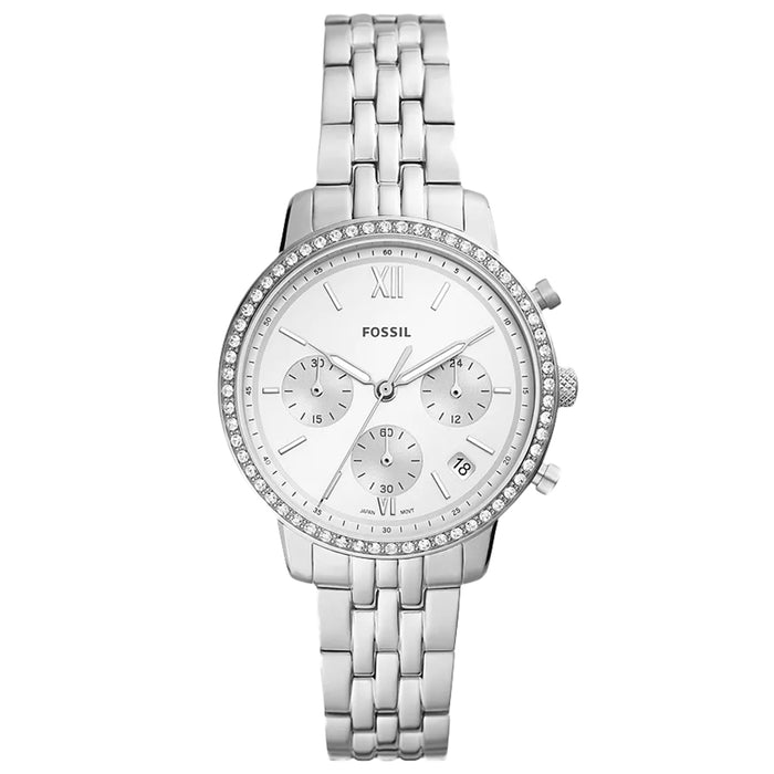 Fossil Women's Neutra Silver Dial Watch - ES5217