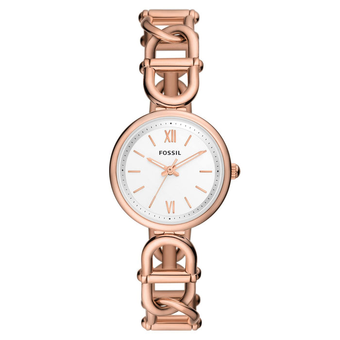 Fossil Women's Carlie Silver Dial Watch - ES5273
