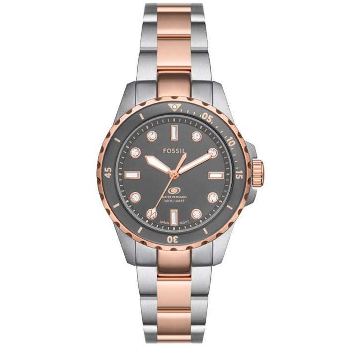 Fossil Women's Blue Dive Gray Dial Watch - ES5348