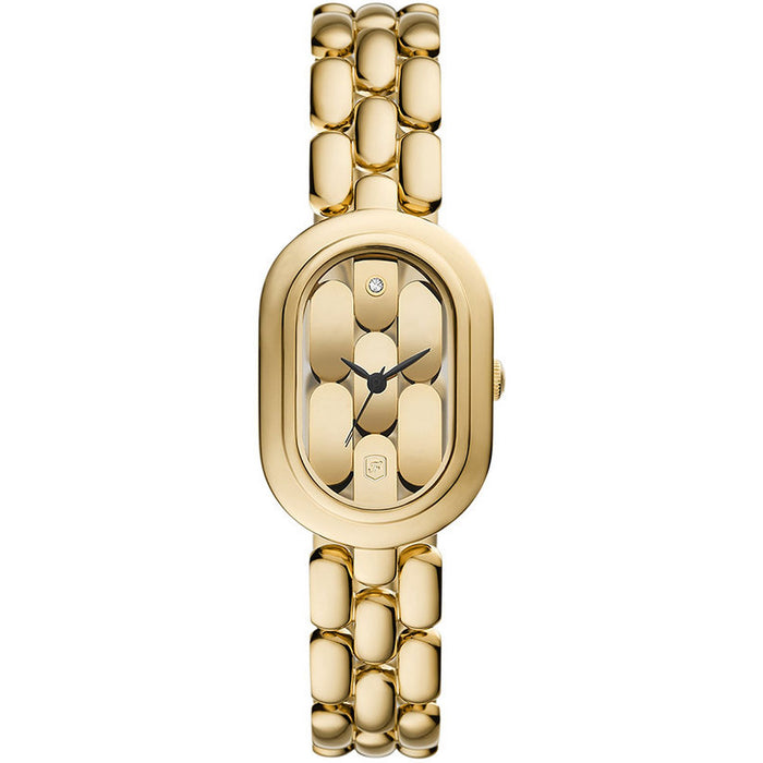 Fossil Women's Sloan Gold Dial Watch - ES5380