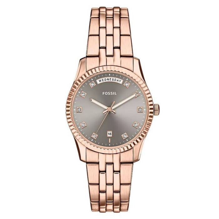 Fossil Women's Scarlette Grey Dial Watch - ES5459