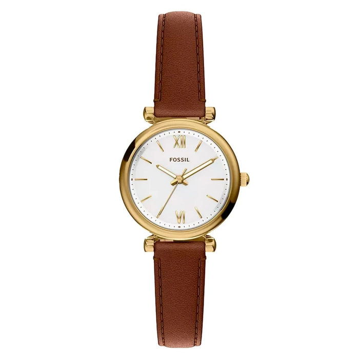 Fossil Women's Carlie White Dial Watch - ES5464