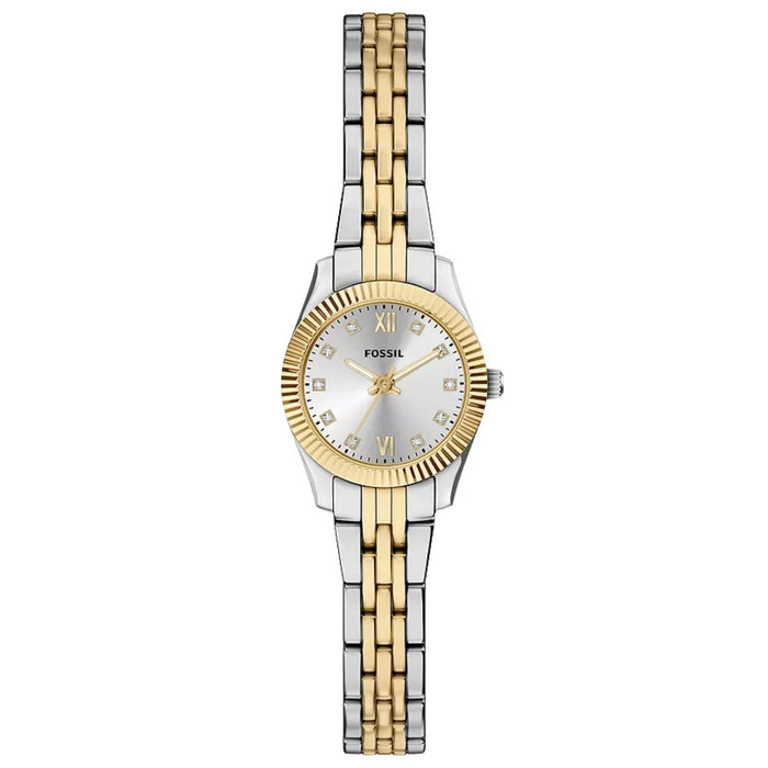 Fossil Women's Scarlette Mini Silver Dial Watch - ES5473