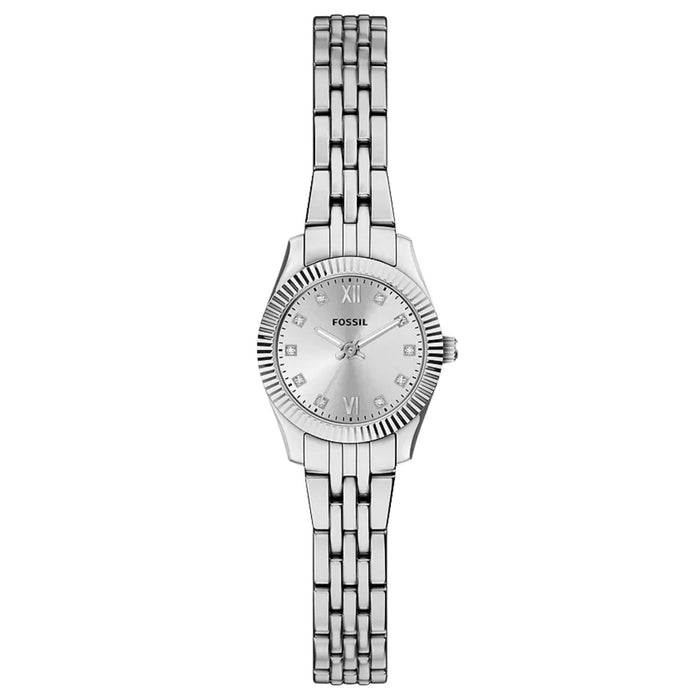 Fossil Women's Scarlette Mini Silver Dial Watch - ES5475