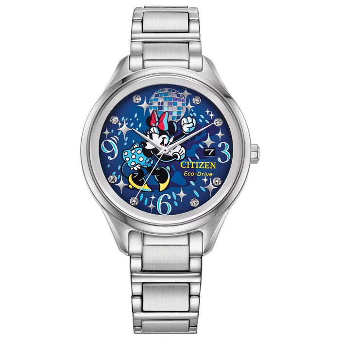 Citizen Women's Dancing Mini Blue Dial Watch - FE6106-52W
