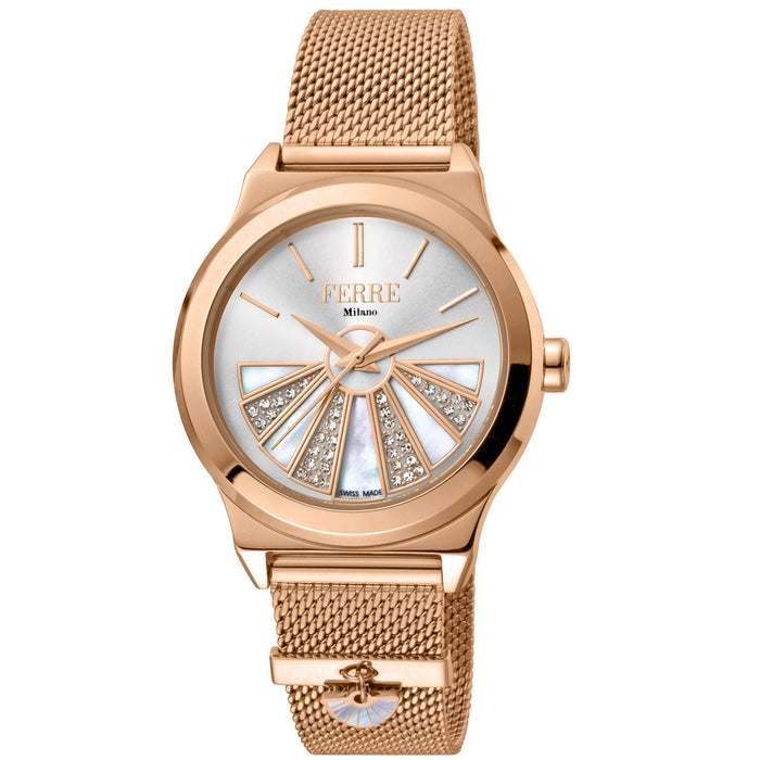 Ferre Milano Women's Classic White Dial Watch - FM1L125M0071