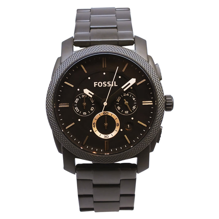 Fossil Men's Machine Black Dial Watch - FS4682