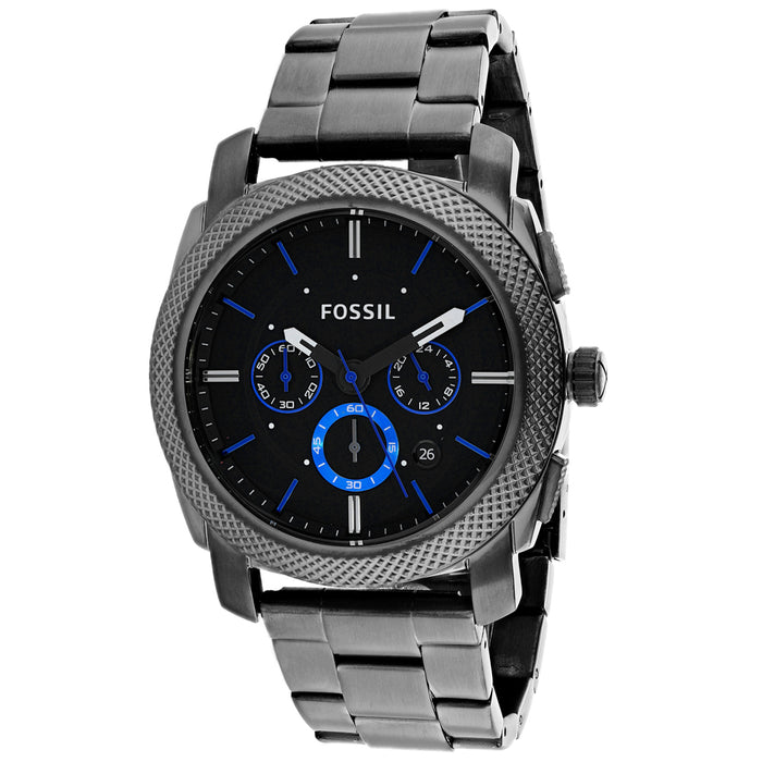 Fossil Men's Machine Chronograph Black Dial Watch - FS4931