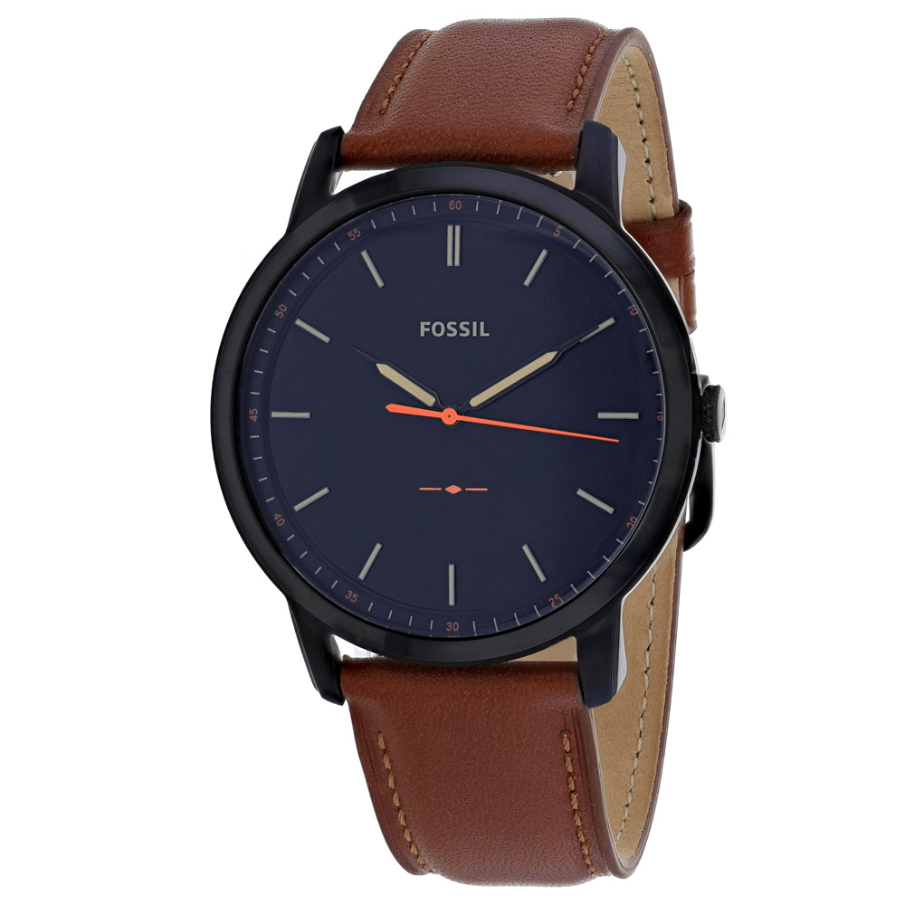 Fossil Men's Minimalist Black Dial Watch - FS5305 — Accuratime