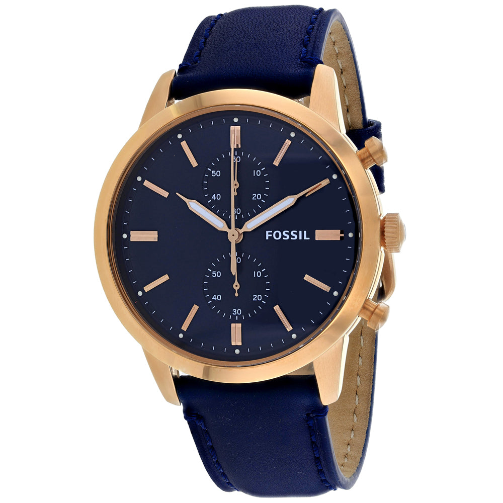 Fossil Men's Townsman Black Dial Watch - FS5436 — Accuratime