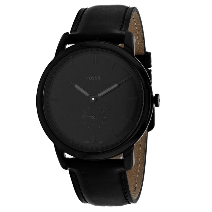 Fossil Men's The Minimalist Black Dial Watch - FS5447