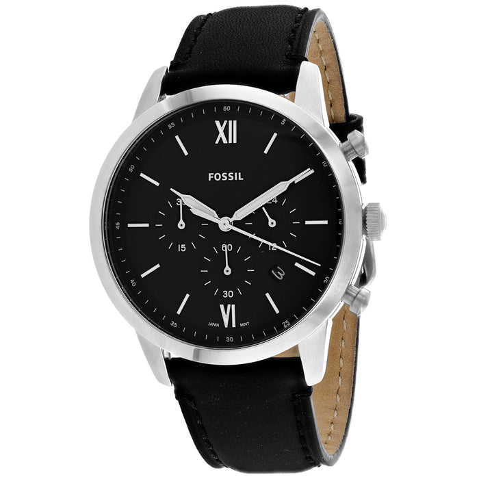 Fossil Men's Neutra Black Dial Watch - FS5452