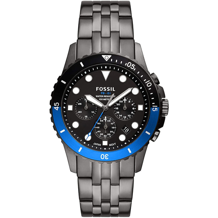 Fossil Men's FB-01 Black Dial Watch