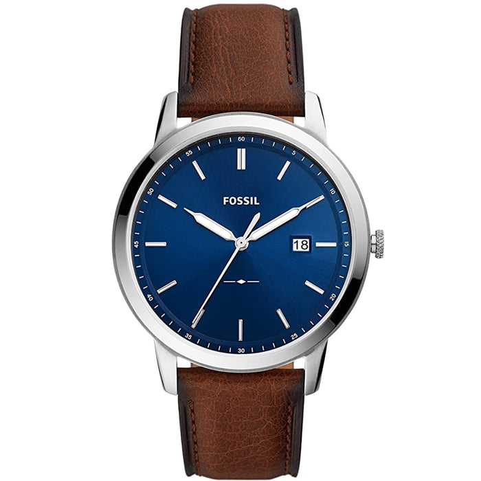 Fossil Men's Minimalist Blue Dial Watch