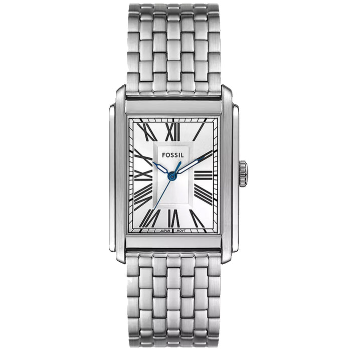 Fossil Men's Carraway Silver Dial Watch - FS6008