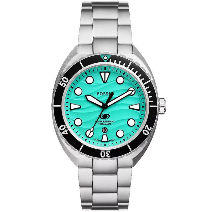 Fossil Men's Breaker Green Dial Watch - FS6066