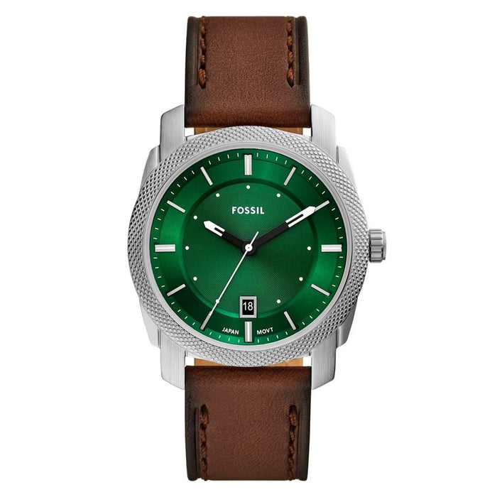 Fossil Men's Classic Green Dial Watch - FS6085