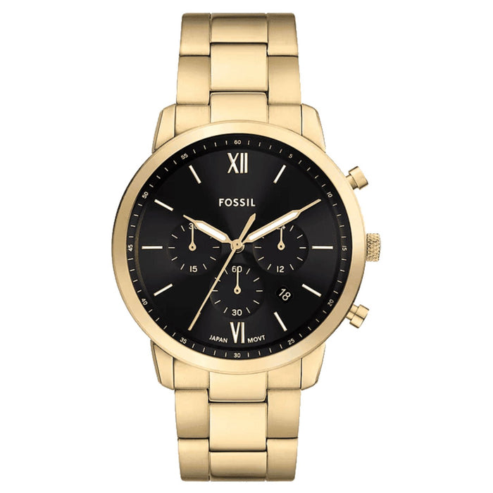 Fossil Men's Neutra Black Dial Watch - FS6093